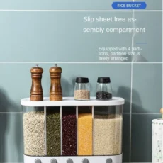 6 Grid Kitchen Dry Food Dispenser