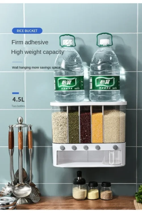 6 Grid Kitchen Dry Food Dispenser - Image 4