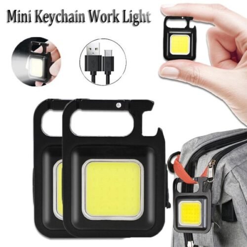 Mini Pocket Cob Led Portable Keychain Light - Image 2