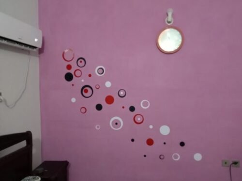 Vinyl Wall Art Stickers (15 Rings+15 Dots - Image 3