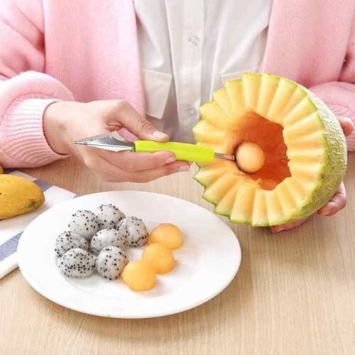 Pack of 2 vegetables and fruits cutting and craving knife - Image 8